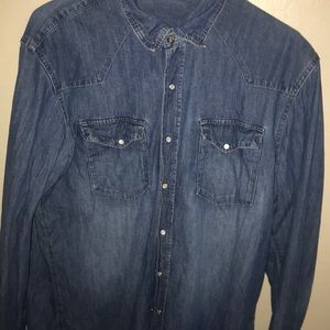 Jean long sleeve shirt
